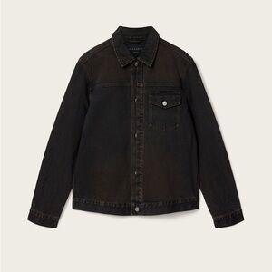AllSaints Black Denim Jacket
